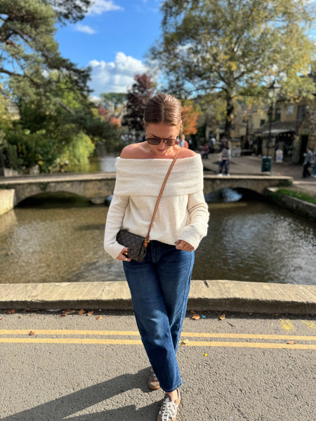 Bardot Jumper - Biege