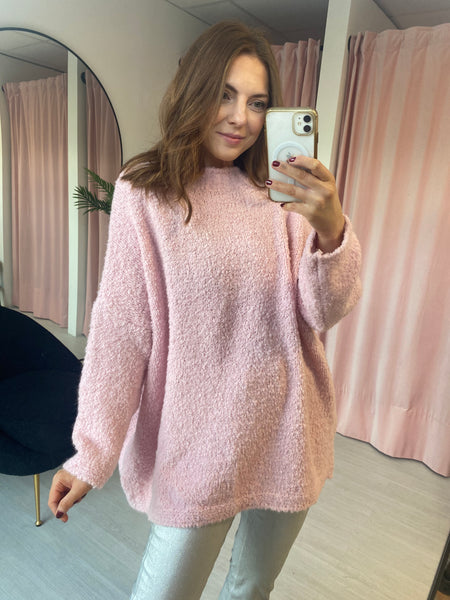 Pink on sale oversized jumper