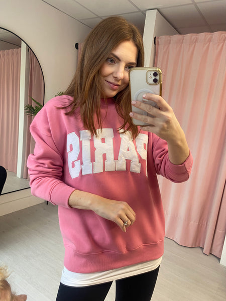 Red 2025 pink sweatshirt