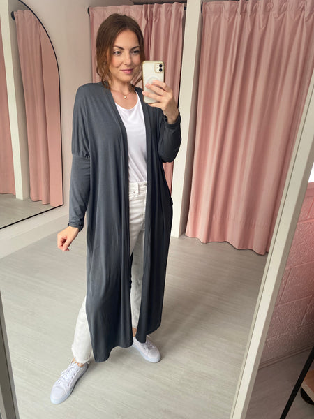 Grey cardigan hot sale style