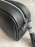 Crossbody Bag Silver Hardware - Black