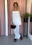 Bandeau Co-ord - White