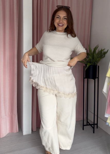 Layering Skirt - Stone