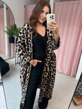 Leopard Print Coatigan