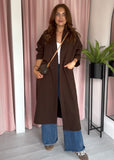 Oversized Coat - Brown