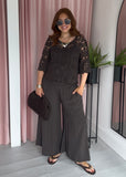 Palazzo Trousers - Brown