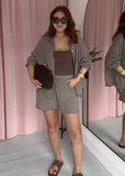 Cotton Pocket Shorts - Taupe