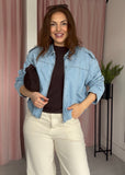 *PRE ORDER* REDIAL Bubble Hem Denim Jacket