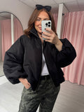 Bubble Hem Puffa - Black