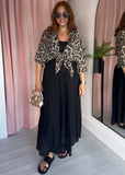 Cotton Crinkle Shirt - Leopard