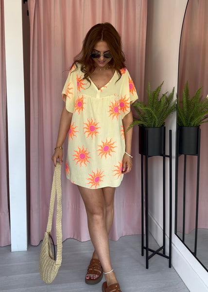 Ultimate Sun Dress - Lemon