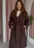 Trench Coat - Chocolate Brown