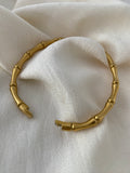 Bamboo Bangle - Gold