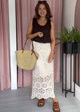 Crochet Skirt - Biege