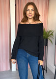 Bardot Jumper - Black