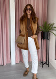 Suedette Gilet - Camel