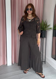 Palazzo Trousers - Brown