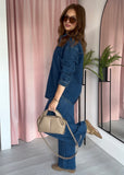 REDIAL Stretchy Denim Shirt