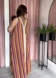Missi Zig Zag Dress - Pink