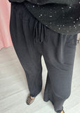 Sparkly Trousers - Black