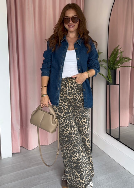 MELLY & CO Leopard Jeans