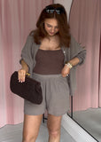 Cotton Pocket Shorts - Taupe