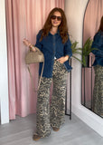 MELLY & CO Leopard Jeans