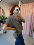 Posh T Shirt  - Taupe