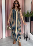 Missi Zig Zag Dress - Blue