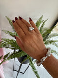 Tear Drop Ring - Silver
