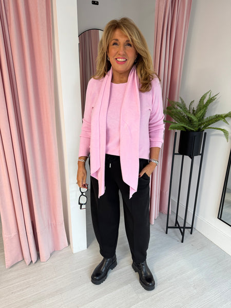 Jumper & Scarf - Pink
