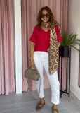 Knitted Top - Raspberry