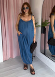 Soft Denim Jumpsuit