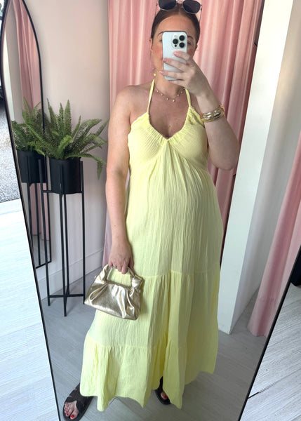 Cheesecloth Halter Dress - 4 colours