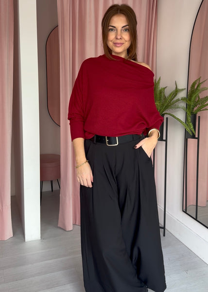 Multi Way Sparkle Top - Red