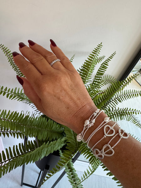 Magnetic Clasp Heart Multi Bracelet