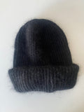 Rib Knit Sequin Beanie Hat