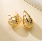 Tear Drop Earrings - Gold