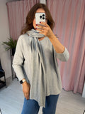 Jumper & Scarf - Grey