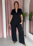 Soft Jersey Loungeset - Black