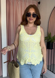 Crochet Cami - Lemon