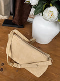 Cross Body Soft Slouch Bag - Sand