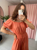 Jasmine Dress - Tangerine