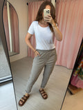 Peg Trousers - Taupe