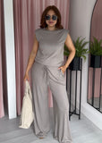 Soft Rib Vest - Taupe