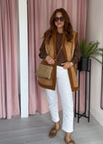 Suedette Gilet - Camel