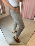 Peg Trousers - Taupe