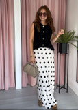 Polka Dot Slip Skirt/Dress