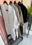 Linen Shirt Dress - 4 colours