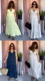 Cheesecloth Halter Dress - 4 colours